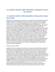 11.1 genetic variation within populations study guide answers key