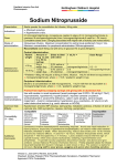 Sodium Nitroprusside - Nottingham University Hospitals NHS Trust