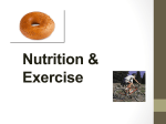 Nutrition and Exercise