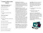 Common cardiovascular diseases