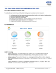 THE CULTURAL ORIENTATIONS INDICATOR (COI)