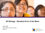 Standard Error of Mean