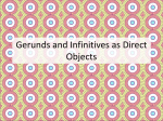 3B-Gerunds and Infinitives as direct objects - Ms. Keehu