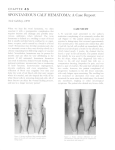 SPONTANEOUS CALF HEMAIOMA: A Case