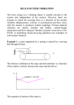 SELF-EXCITED VIBRATION