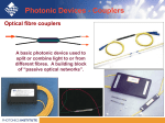 Photonic Devices - Couplers