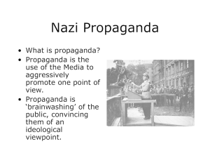 Nazi Propaganda - SchoolsHistory.org.uk