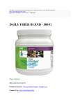 daily fiber blend - 500 g