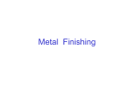 METAL FINISHING