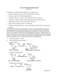 NUCLEOTIDE METABOLISM