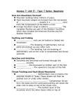 Science 7: Unit E – Topic 7 Notes: Mountains