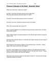 Pressure Changes in the Heart: Question Sheet