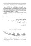 Proof Without Words: Alternating Sum of an Even Number of