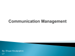 Communication Management