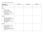 Harney MS Web Information Checklist