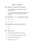 Chapter 1 Test Review