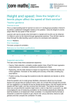 Statistics_Tennis - Height and Speed