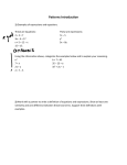 1. Patterns Introduction