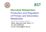 Microbial Metabolism