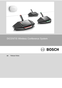 DICENTIS Wireless Conference System