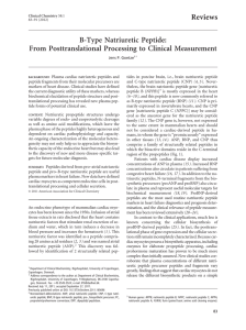 B-Type Natriuretic Peptide