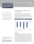 Global Equities Continue Decline in First Quarter