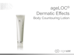 ageLOC Dermatic Effects Presentation