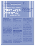 Patient Care in Oncology 2011 - Memorial Sloan Kettering Cancer