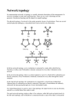 The mesh network topology employs either of two