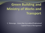 Green Building and Ministry of Works and Transport