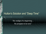 Hutton`s Solution and “Deep Time”