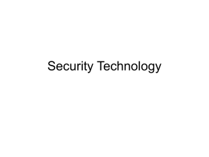 Security Technology-I