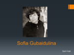 Sofia Gubaidulina