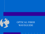 OPTICAL FIBER WAVEGUIDE