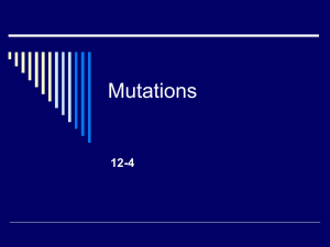 Mutations - Southgate Schools