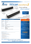 IRIScan™ Anywhere 2 : Productsheet English