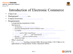 Introduction of Electronic Commerce