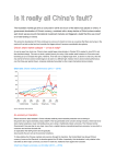 Is it really all China`s fault - February 2016