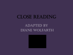 Close Reading - Petal School District