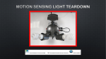 Motion Sensing Light Teardown