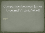 Comparison between James Joyce and Virginia Woolf