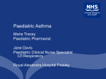 Asthma in children - Neonatal and Paediatric Pharmacists Group