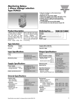 Monitoring Relays 1-Phase Voltage selection Type DUA55