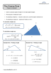 The Cosine Rule - National 5 Maths