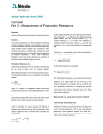 Corrosion: Part 3 – Measurement of Polarization Resistance (COR03)