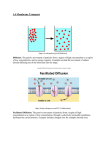 1.4 Membrane Transport