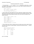 Introduction to Programming Mr. Weisswange Programming