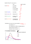 F Distribution: Arises when we have ratios of quantities. F test