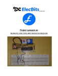 Project synopsis on BLINKING LEDs USING 8051