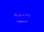 Gravity - SFA Physics and Astronomy